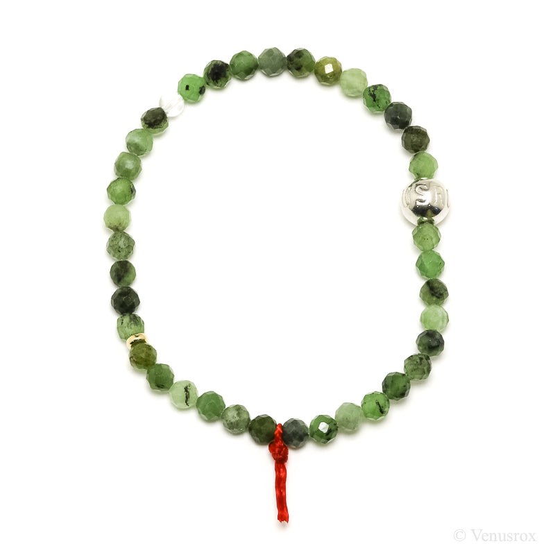Green Nephrite Jade Bead Bracelet from Canada | Venusrox