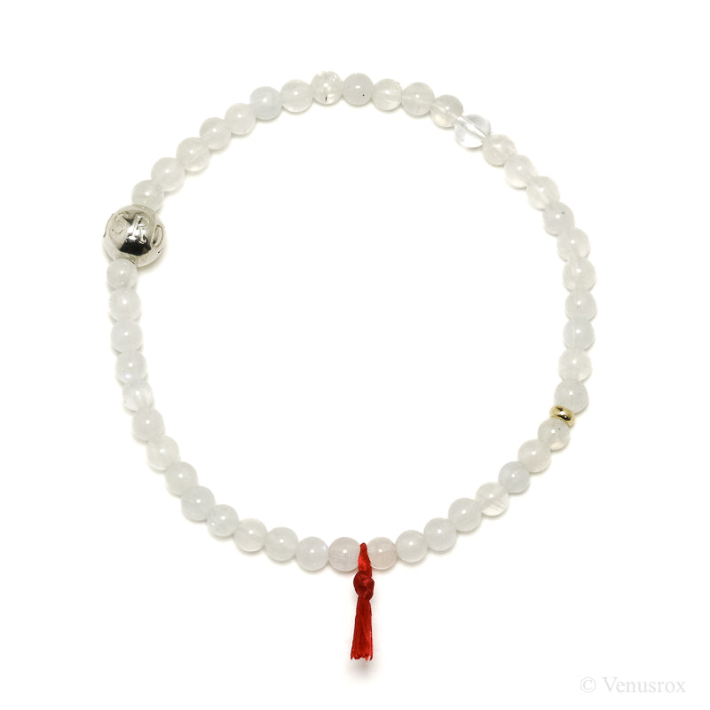 Rainbow Moonstone Bead Bracelet from India | Venusrox