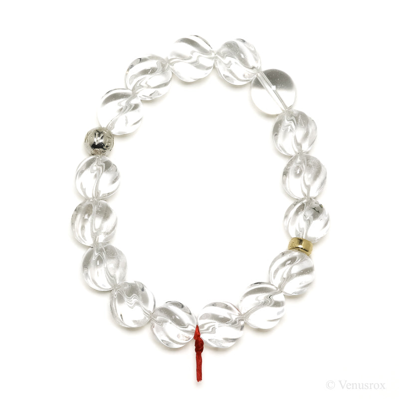 Clear Quartz Bead Bracelet from Brazil | Venusrox