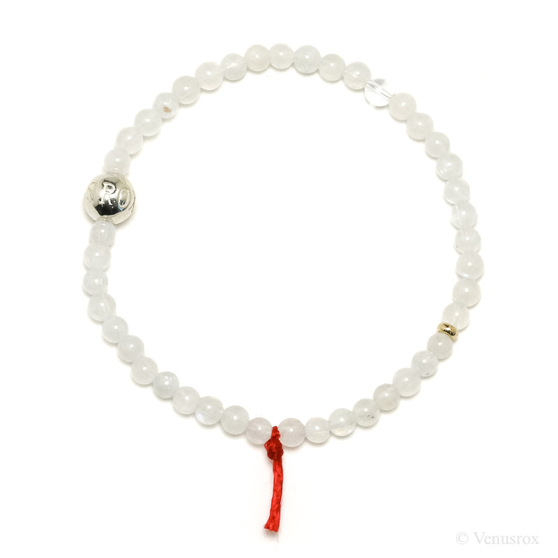 Rainbow Moonstone Bead Bracelet from India | Venusrox