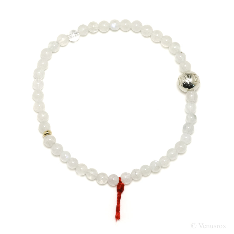 Rainbow Moonstone Bead Bracelet from India | Venusrox