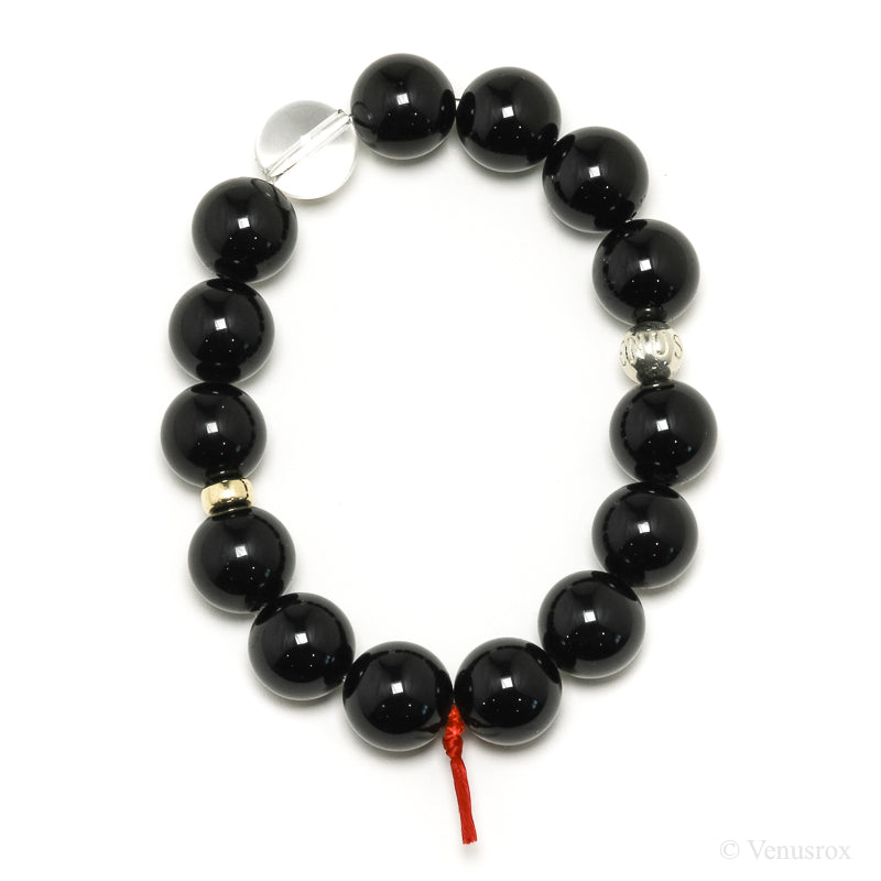 Black Tourmaline Bracelet from Brazil | Venusrox