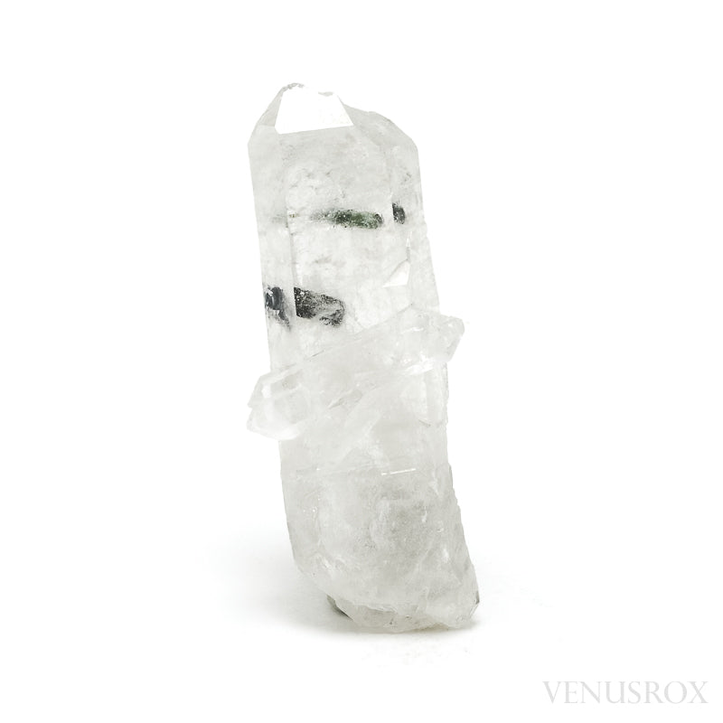 Clear Quartz with Green Tourmaline Natural Point from Brazil | Venusrox