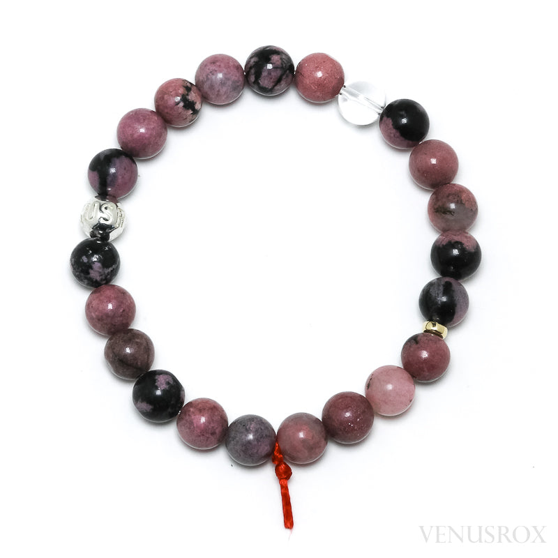 Rhodonite Bead Bracelet from Madagascar | Venusrox