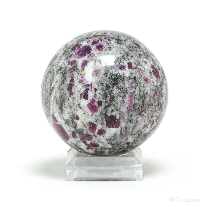 Ruby in Rhyolite Polished Sphere from India | Venusrox