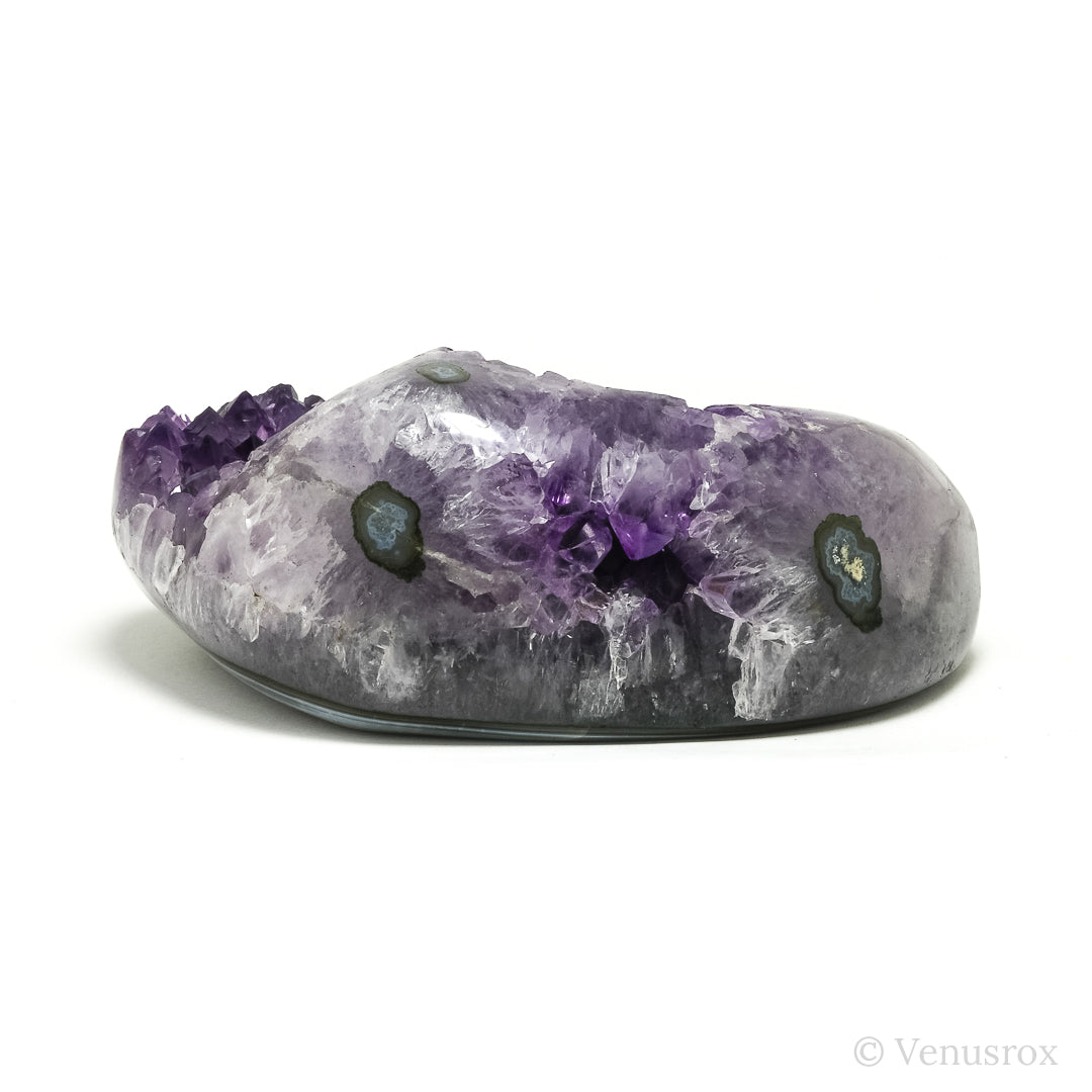 Amethyst with Agate Polished/Natural Cluster from Uruguay | Venusrox