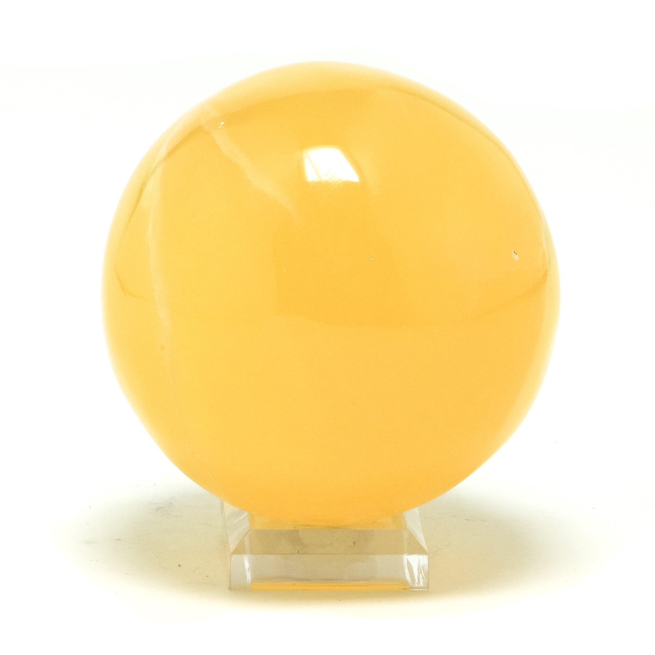 Orange Calcite Sphere from Utah, USA | Venusrox