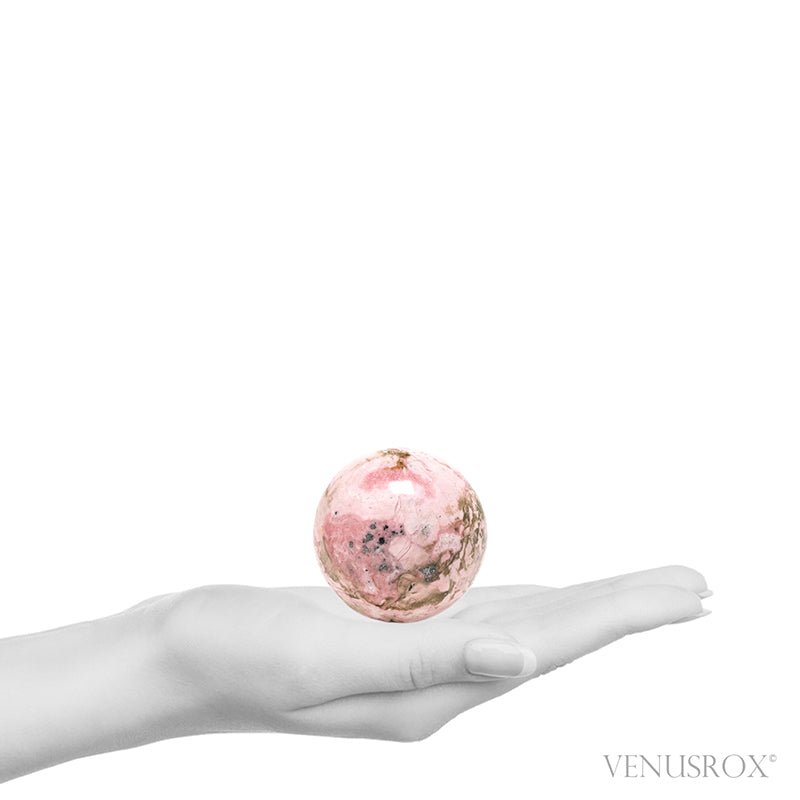 Rhodonite Polished Sphere from Peru | Venusrox