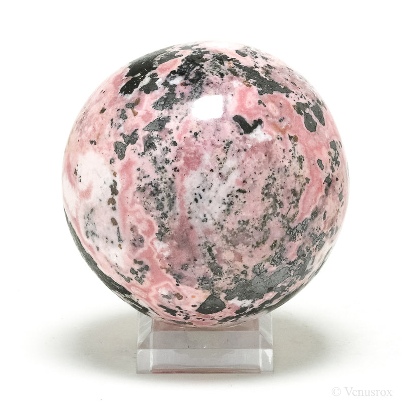 Rhodonite Polished Sphere from Peru | Venusrox