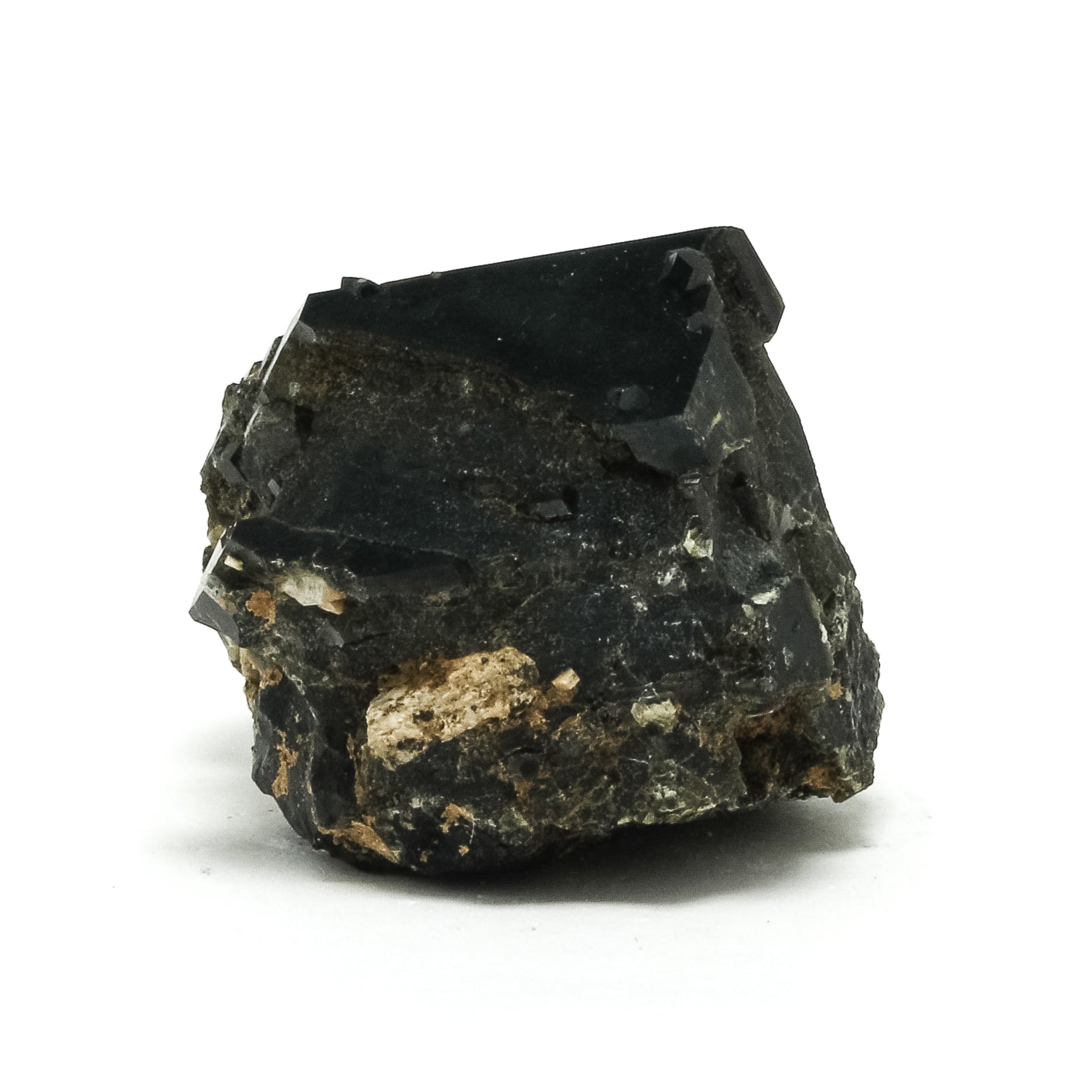 Black Andradite Garnet Natural Crystal from the Imilchil area, Midelt Province, Drâa-Tafilalet Region, Morocco | Venusrox
