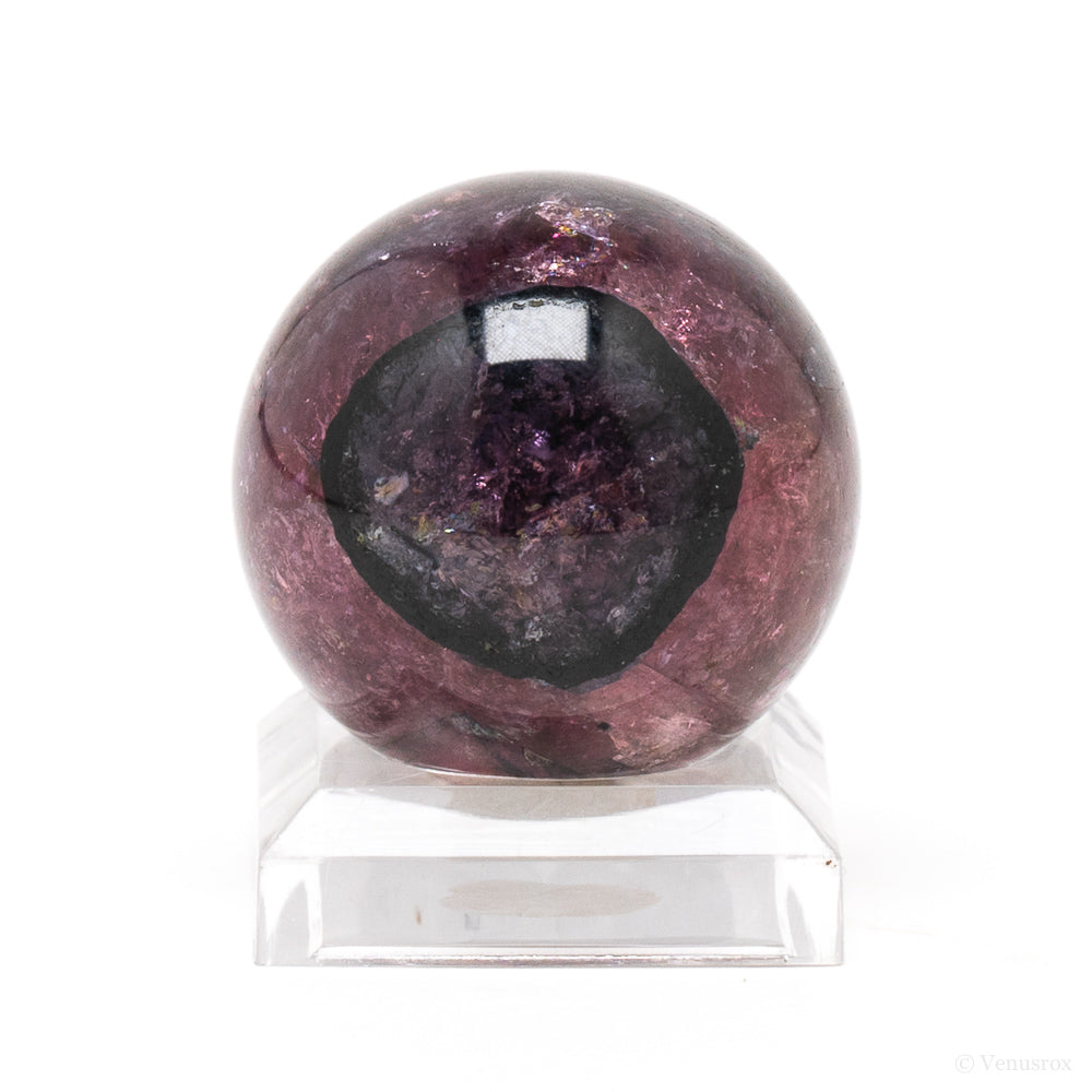 Rubellite (Red Tourmaline) Polished Sphere from Russia | Venusrox