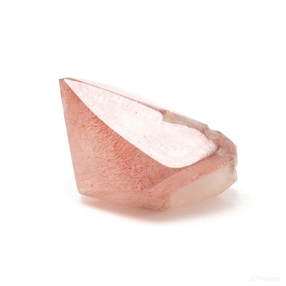 Strawberry Quartz Part Polished/Part Natural Point from Shymkent Region, Kazakhstan | Venusrox
