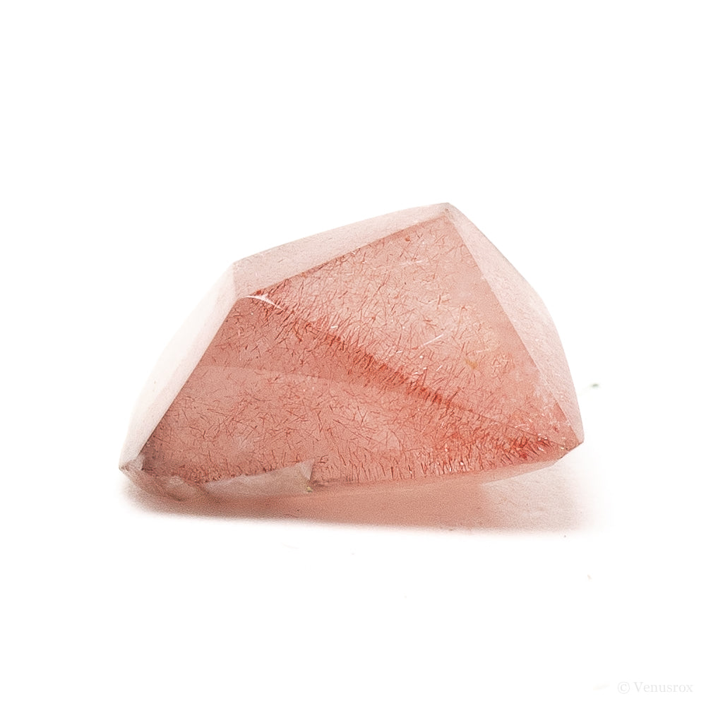 Strawberry Quartz Part Polished/Part Natural Point from Shymkent Region, Kazakhstan | Venusrox