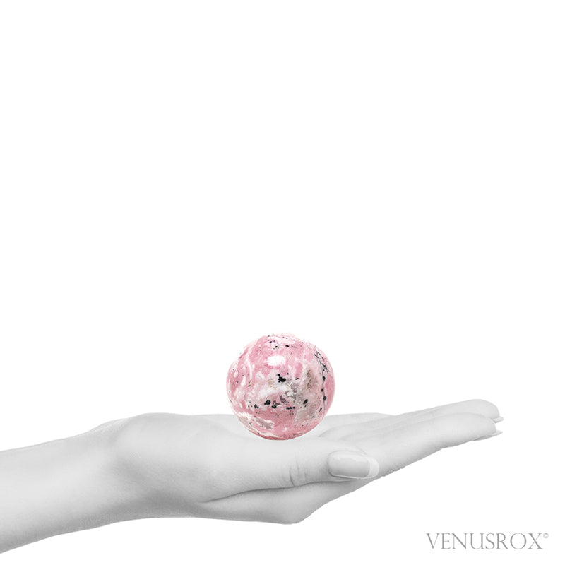Rhodonite with Quartz Sphere from Peru | Venusrox