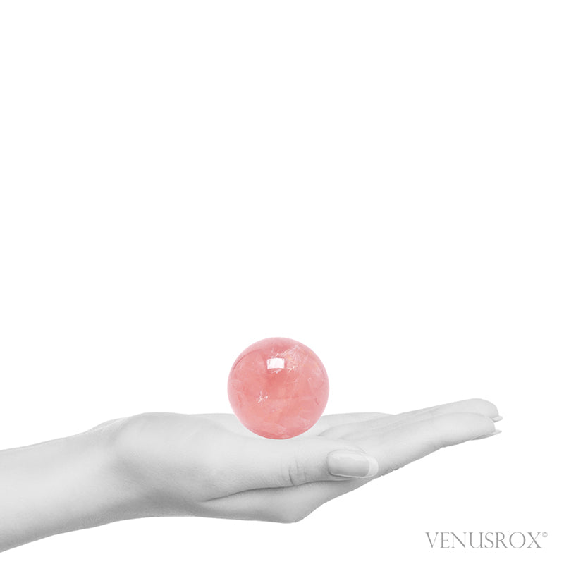 Rose Quartz Polished Sphere from Brazil | Venusrox