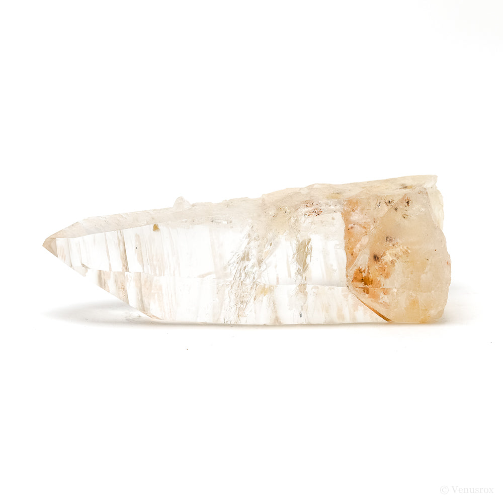 Golden Lemurian Quartz Part Polished/Part Natural Point from Brazil | Venusrox