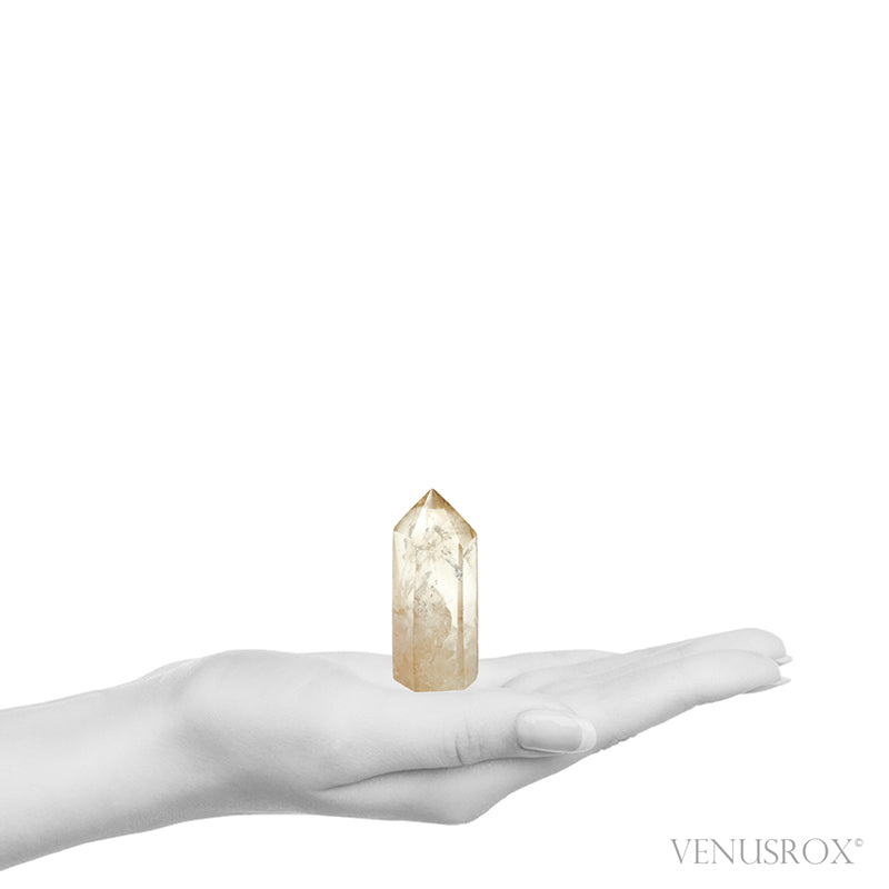 Natural Citrine Polished Point from Shaba, Zaire | Venusrox