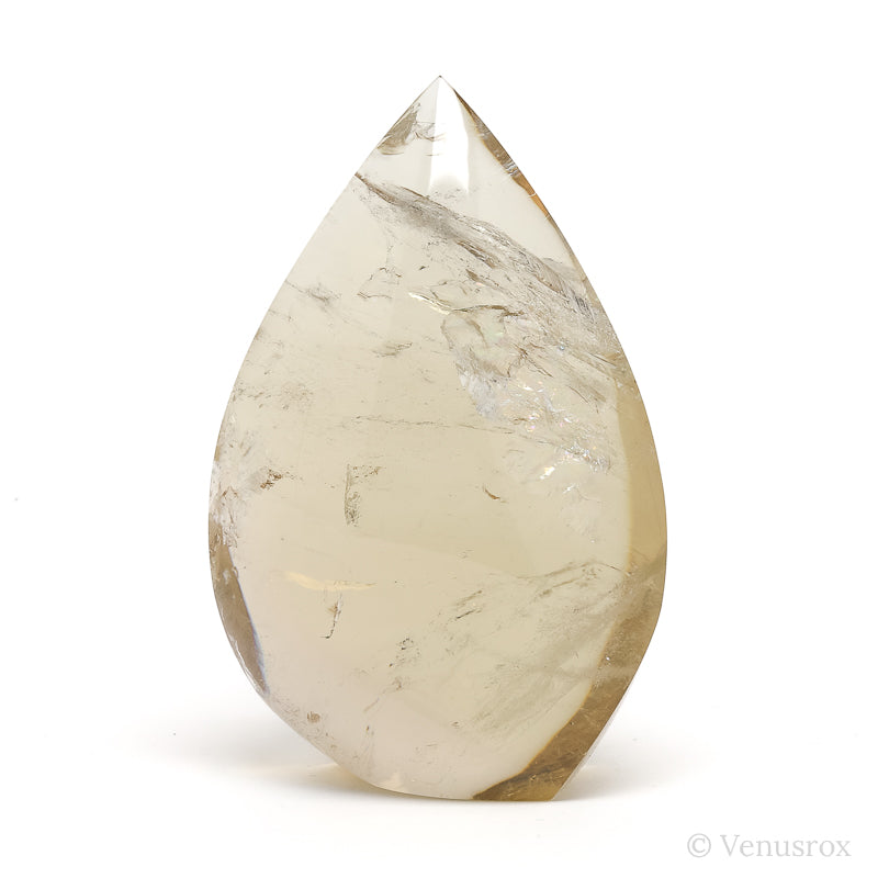 Natural Citrine Polished Flame from Brazil | Venusrox