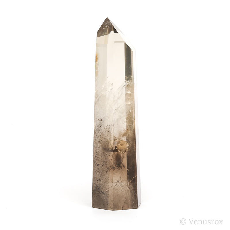 Natural Citrine/Smoky Phantom Quartz Polished Point from Brazil | Venusrox