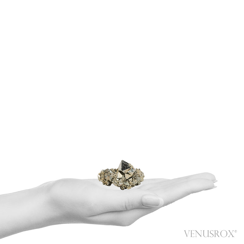 Pyrite Natural Cluster from the Huanzala Mine, Huallanca District, Dos de Mayo Province, Huánuco Department, Peru | Venusrox