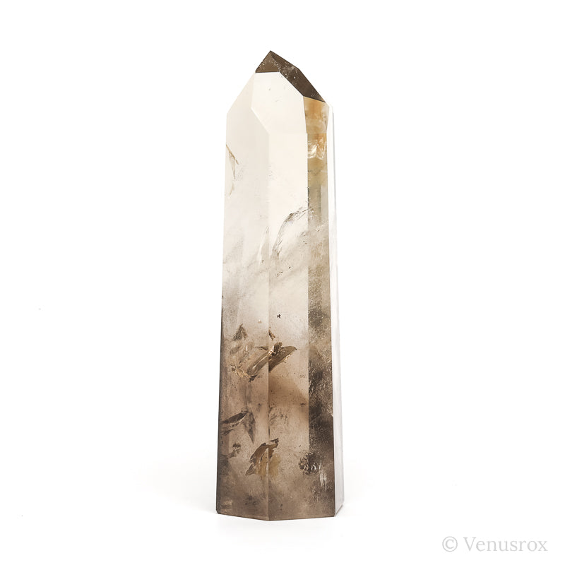 Natural Citrine/Smoky Phantom Quartz Polished Point from Brazil | Venusrox