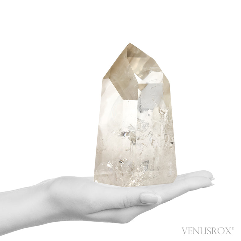 Smoky Phantom Quartz Polished Point from Brazil | Venusrox