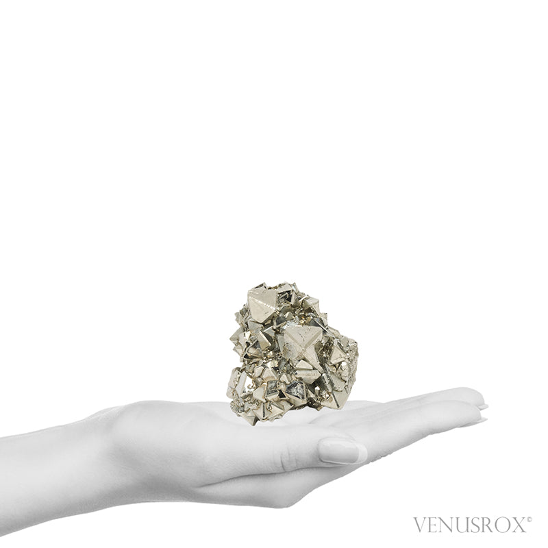 Pyrite Natural Cluster from the Huanzala Mine, Huallanca District, Dos de Mayo Province, Huánuco Department, Peru | Venusrox