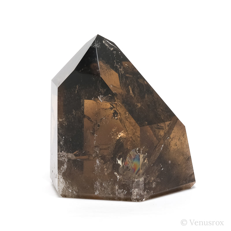Smoky Phantom Quartz Polished Point from Brazil | Venusrox