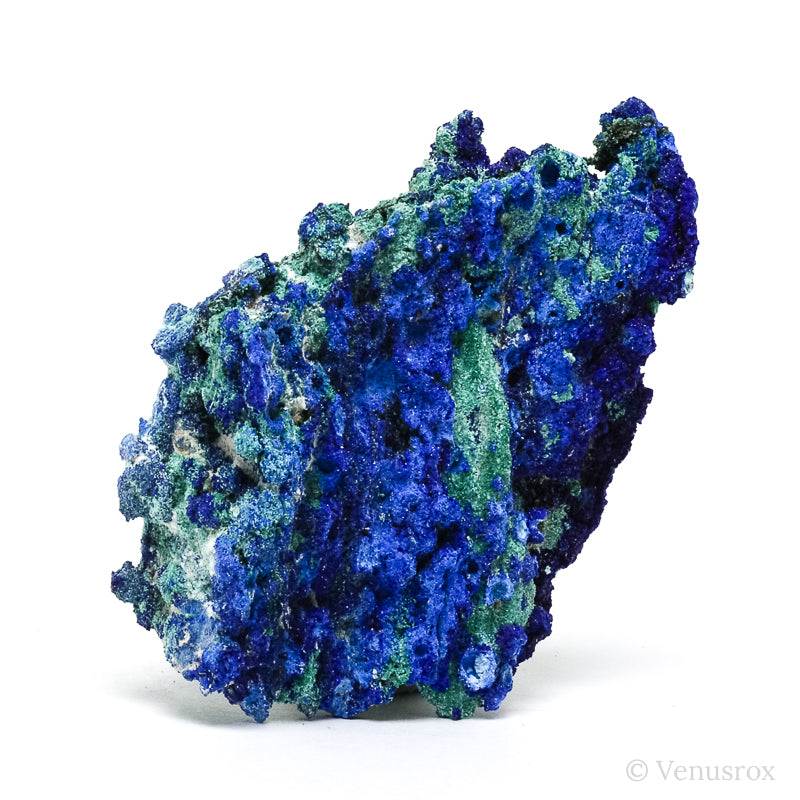 Azurite, Malachite & Aragonite on Matrix Natural Crystal from the Lavrion District, Attica Prefecture, Greece | Venusrox