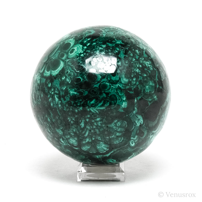 Malachite Polished Sphere from the Democratic Republic of Congo | Venusrox