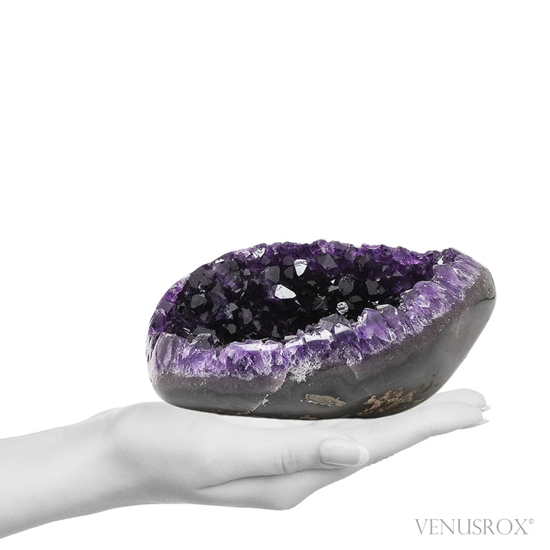 Amethyst with Agate Polished/Natural Cluster from Uruguay | Venusrox