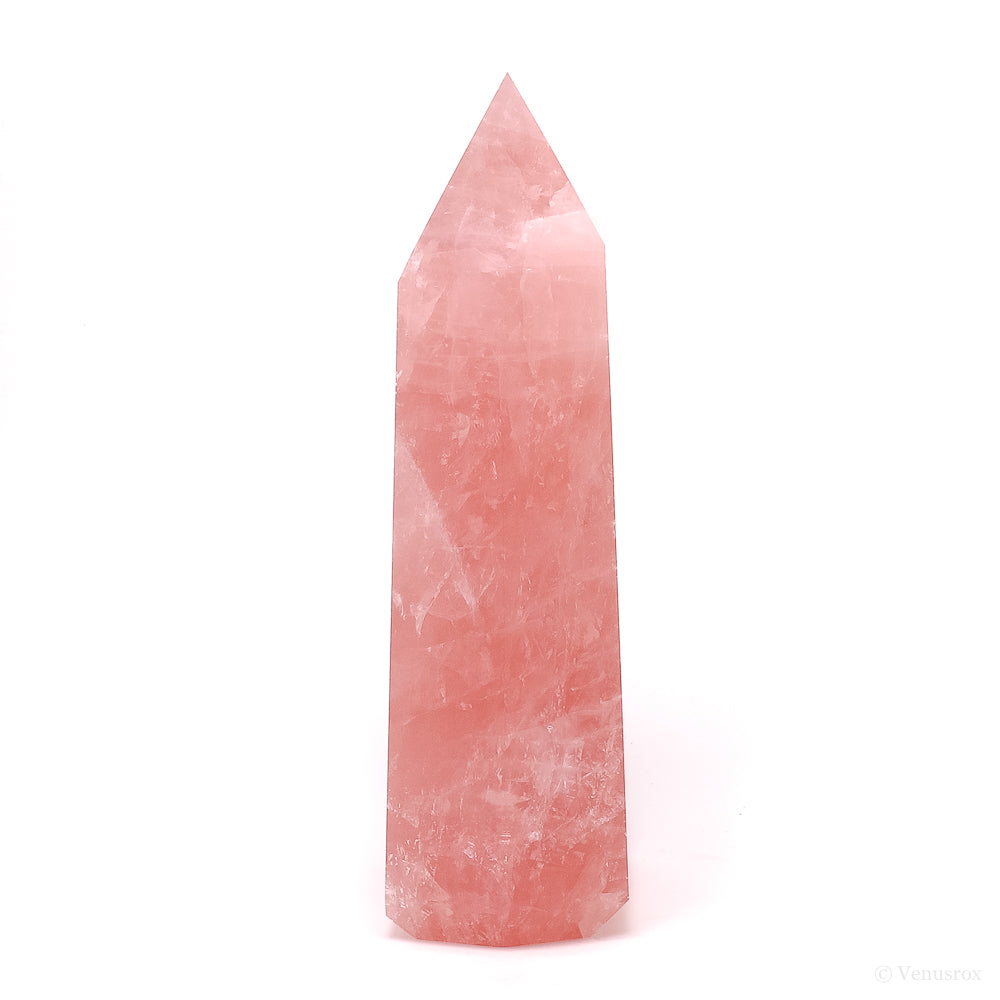 Rose Quartz Polished Point from Brazil | Venusrox