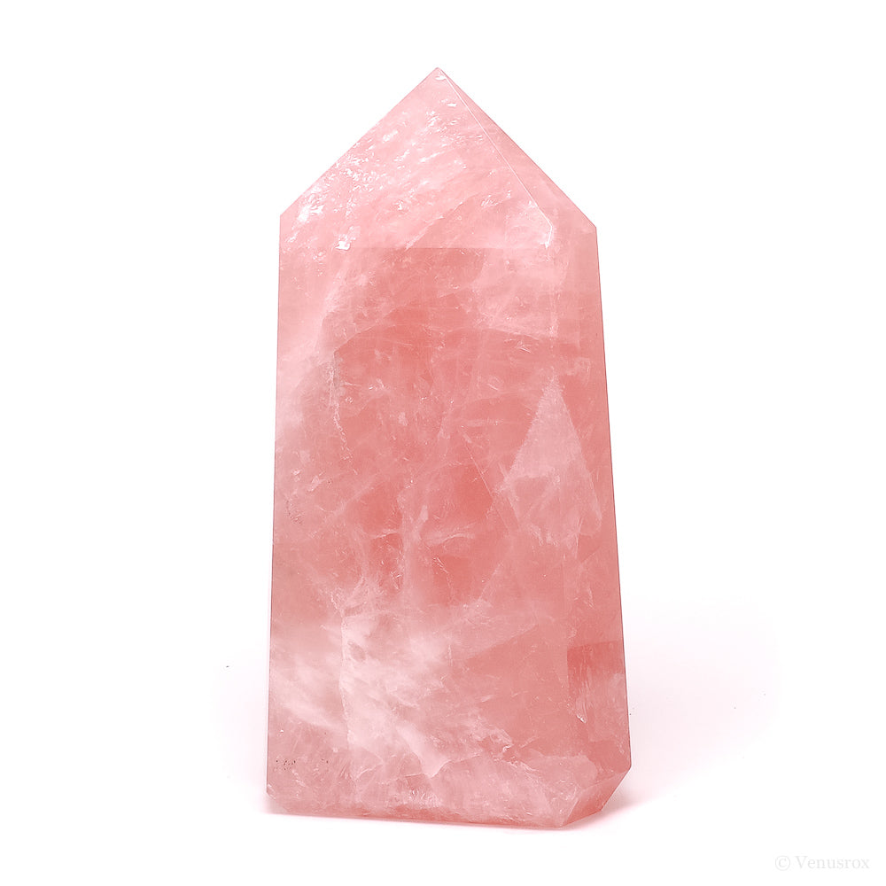 Rose Quartz Polished Point from Brazil | Venusrox