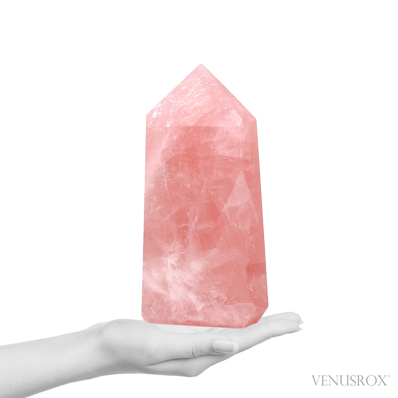 Rose Quartz Polished Point from Brazil | Venusrox