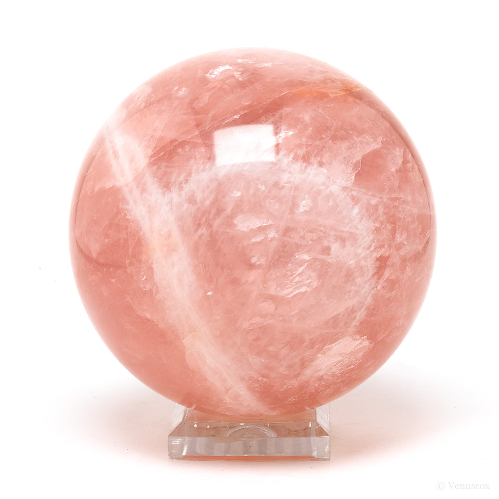 Star Rose Quartz Polished Sphere from Brazil | Venusrox