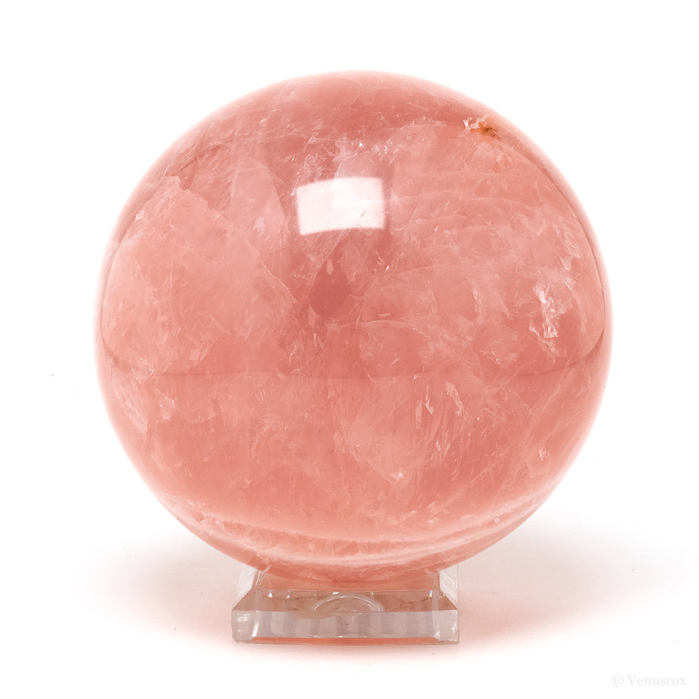 Star Rose Quartz Polished Sphere from Brazil | Venusrox