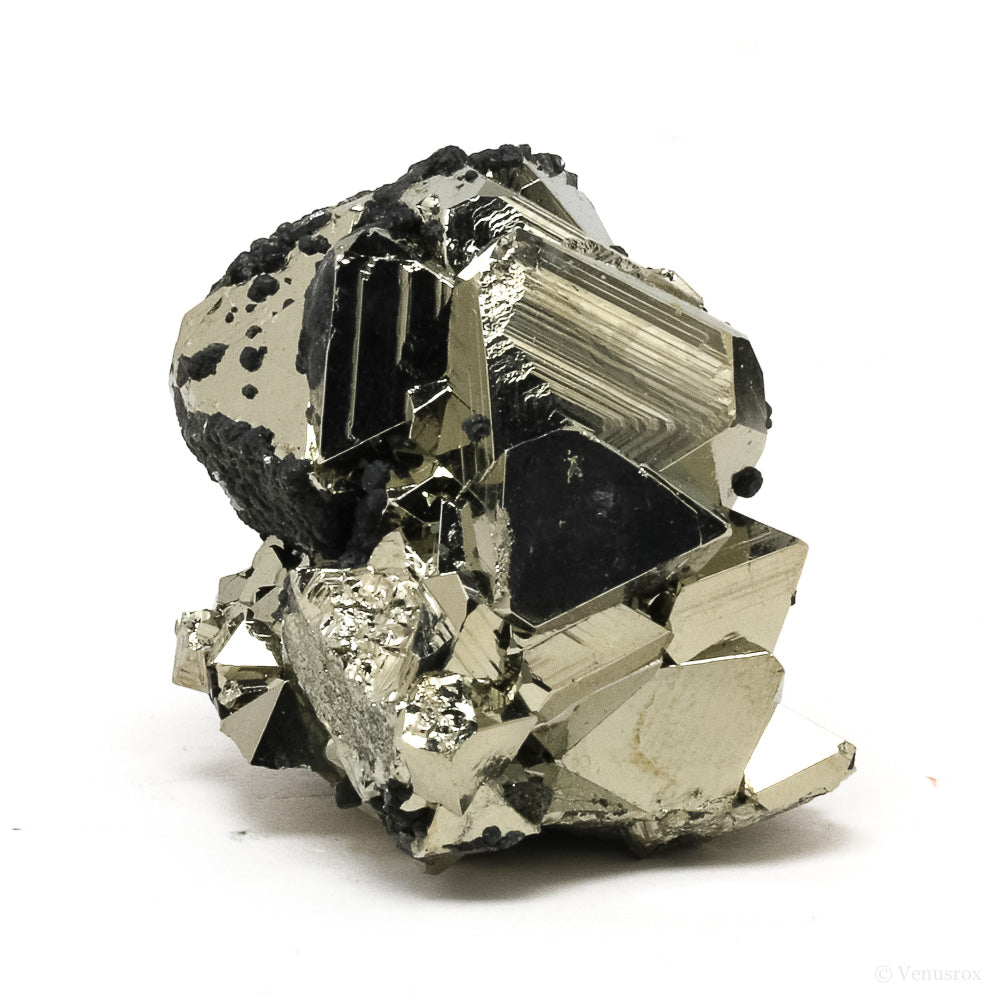 Pyrite with Sphalerite Natural Cluster from the Huanzala Mine, Huallanca District, Dos de Mayo Province, Huánuco Department, Peru | Venusrox