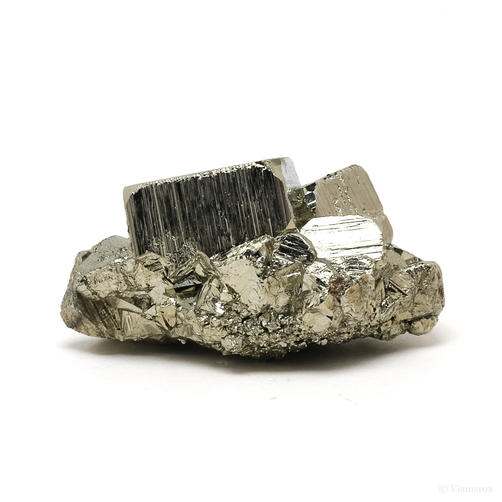 Pyrite Natural Cluster from the Huanzala Mine, Huallanca District, Huánuco Department, Peru | Venusrox