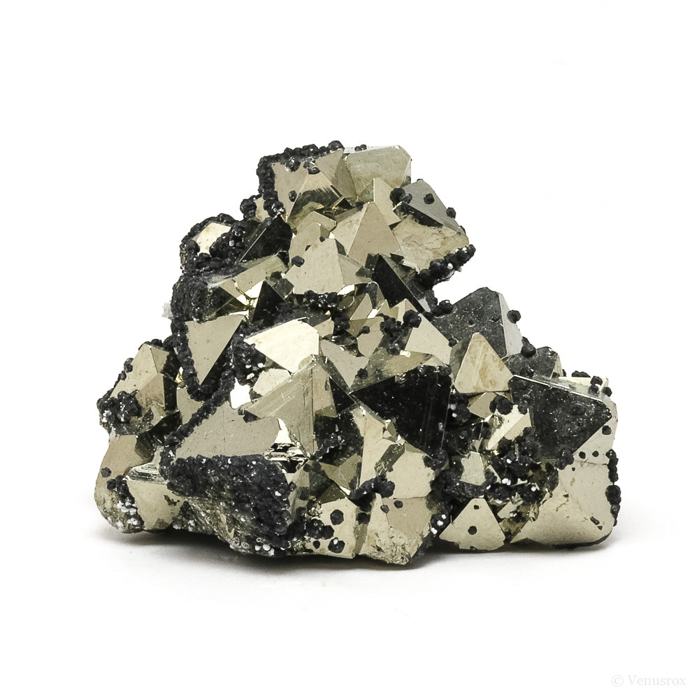 Pyrite with Sphalerite Natural Cluster from the Huanzala Mine, Huallanca District, Dos de Mayo Province, Huánuco Department, Peru | Venusrox