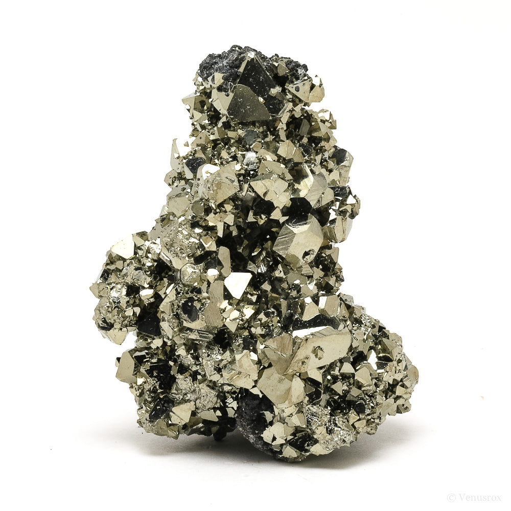 Pyrite with Sphalerite Natural Cluster from the Huanzala Mine, Huallanca District, Dos de Mayo Province, Huánuco Department, Peru | Venusrox
