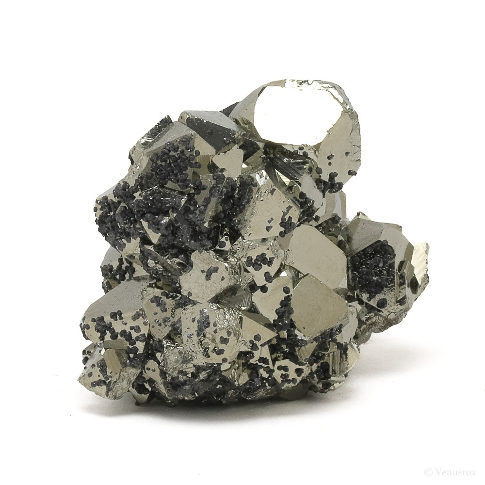 Pyrite with Sphalerite Natural Cluster from the Huanzala Mine, Huallanca District, Dos de Mayo Province, Huánuco Department, Peru | Venusrox