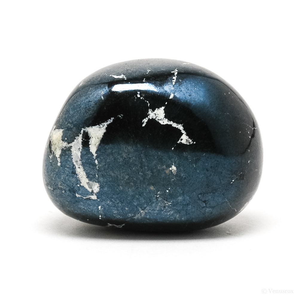 Covellite with Pyrite Polished Crystal from Peru | Venusrox