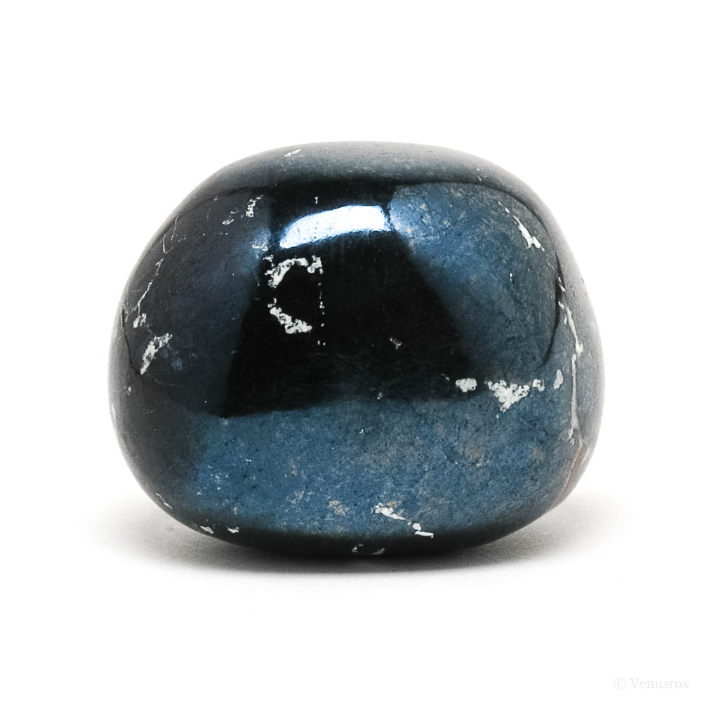 Covellite with Pyrite Polished Crystal from Peru | Venusrox