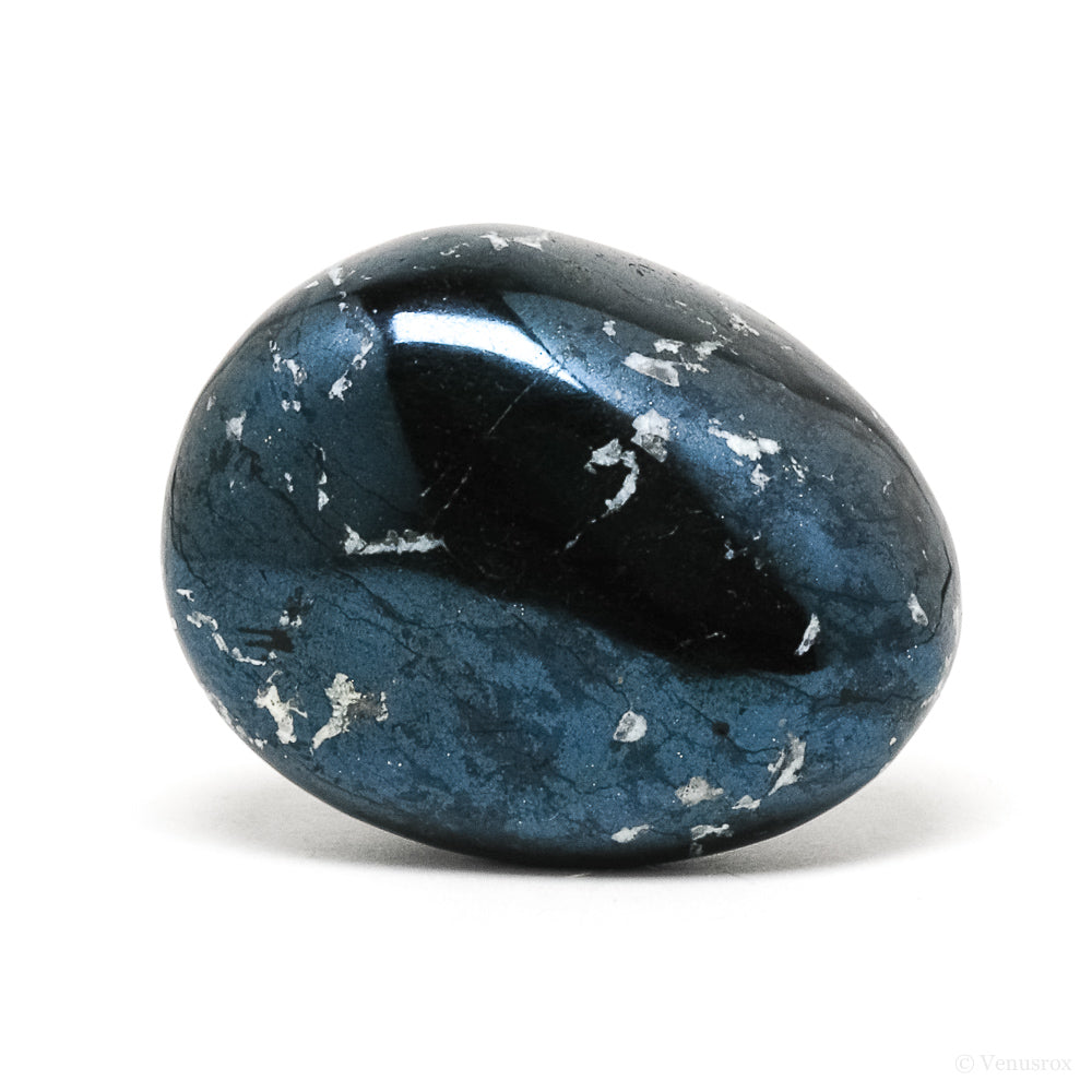 Covellite with Pyrite Polished Crystal from Peru | Venusrox
