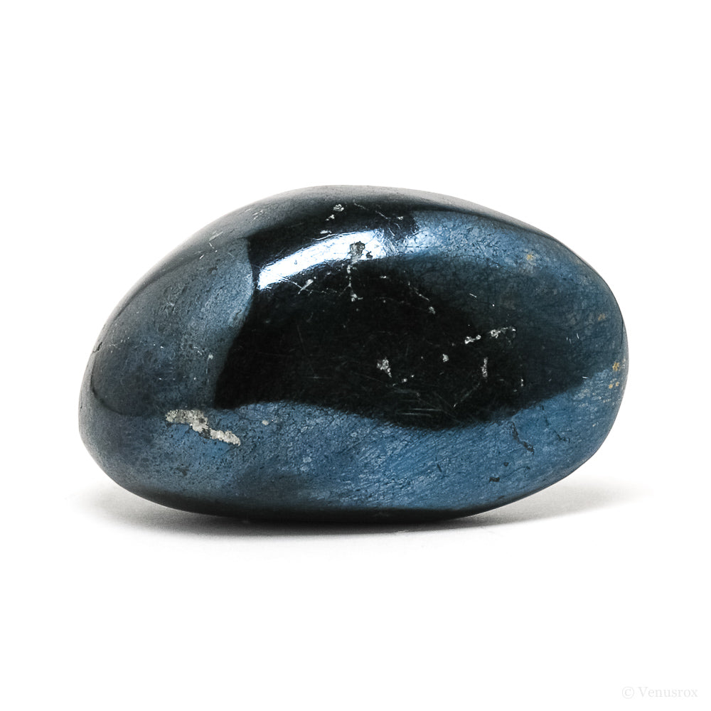 Covellite with Pyrite Polished Crystal from Peru | Venusrox