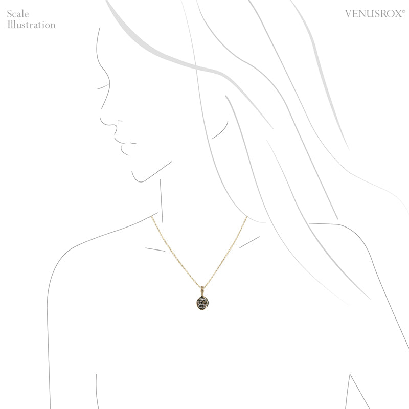 Ocean Jasper Sphere Pendant from Madagascar | Venusrox