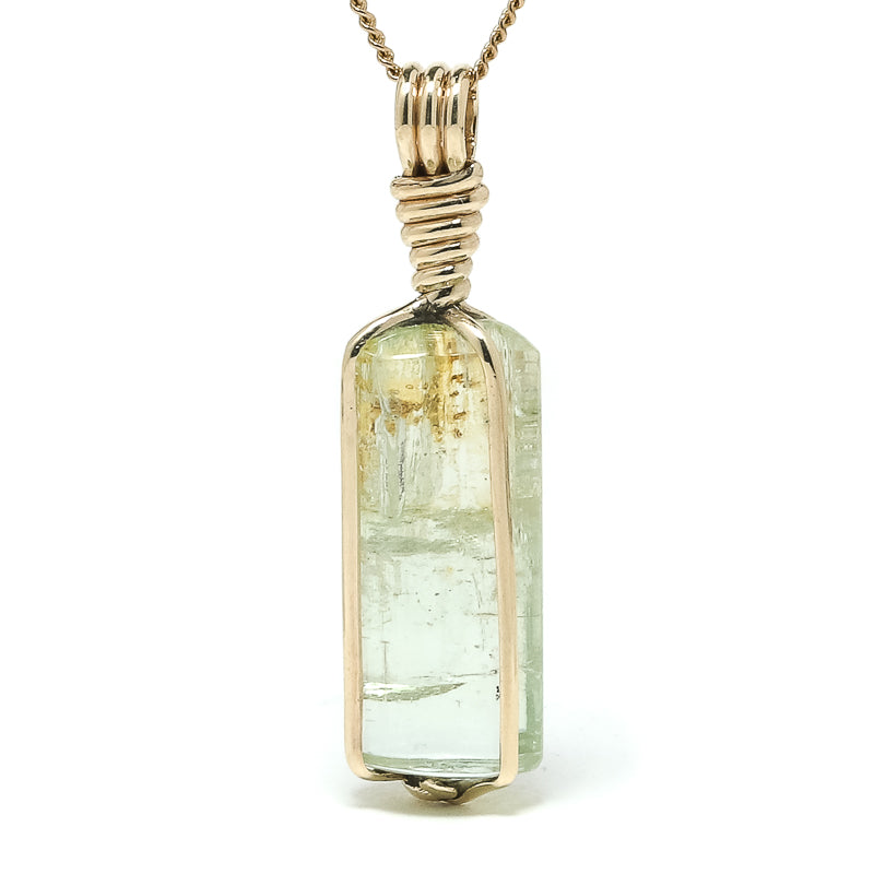 Aquamarine Polished Crystal Pendant from Russia | Venusrox