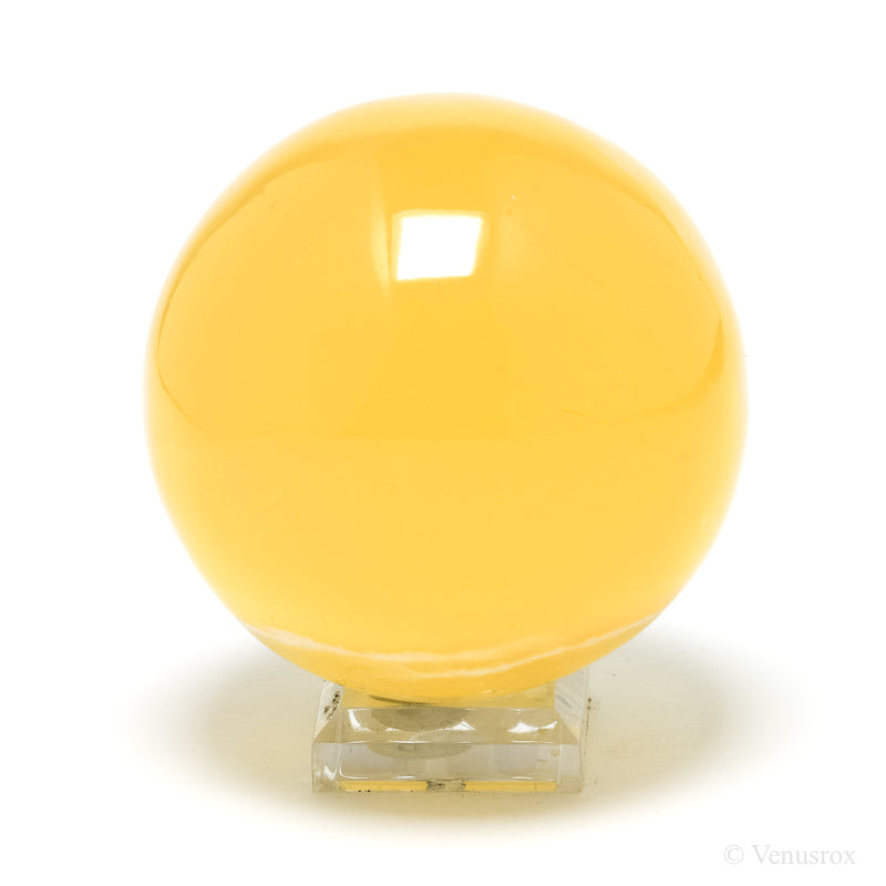 Orange Calcite Sphere from Utah, USA | Venusrox