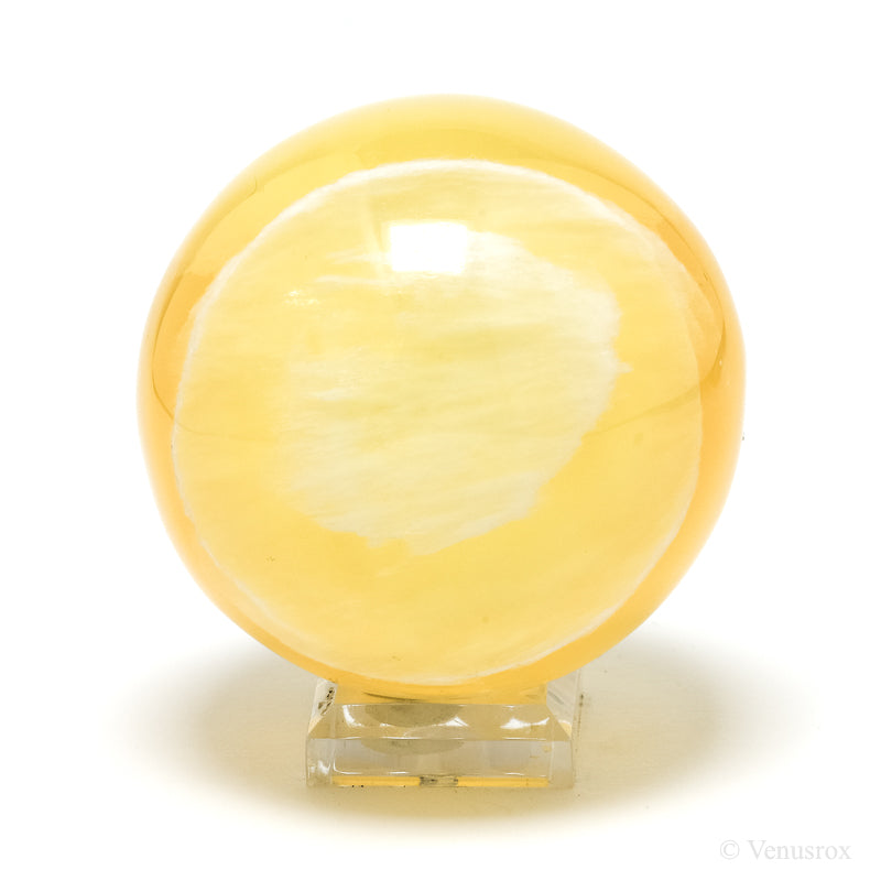 Orange Calcite Sphere from Utah, USA | Venusrox