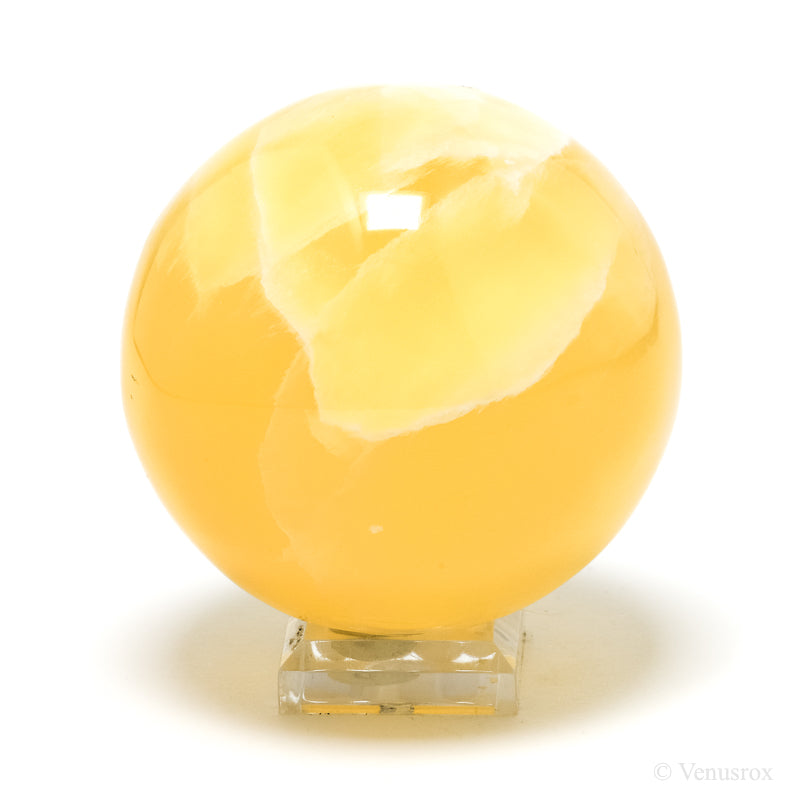 Orange Calcite Sphere from Utah, USA | Venusrox